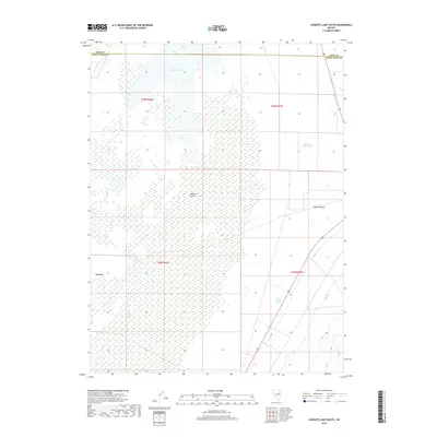 2018 Map of Goshute Lake South, 2018 Print