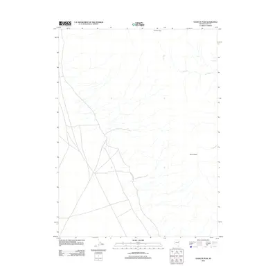 2012 Map of Goshute Peak, 2012 Print