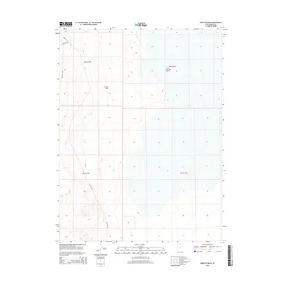2014 Map of Goshute Wash, 2014 Print