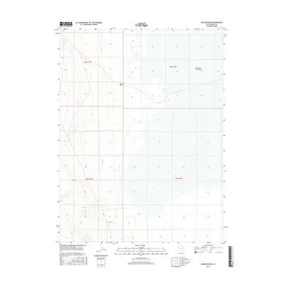 2017 Map of Goshute Wash, 2017 Print