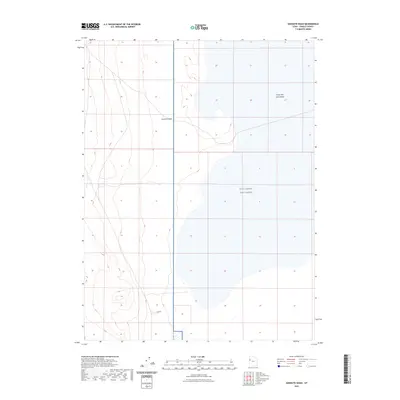2023 Map of Goshute Wash, 2023 Print