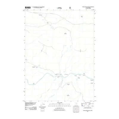 2011 Map of Goslin Mountain, 2011 Print