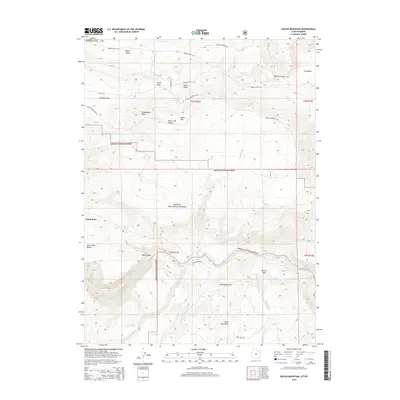 2014 Map of Goslin Mountain, 2014 Print