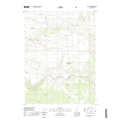 2020 Map of Goslin Mountain, 2020 Print