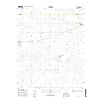 2016 Map of Gotebo East, 2016 Print