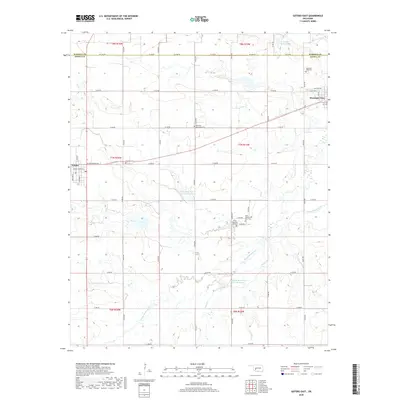2018 Map of Gotebo East, 2018 Print
