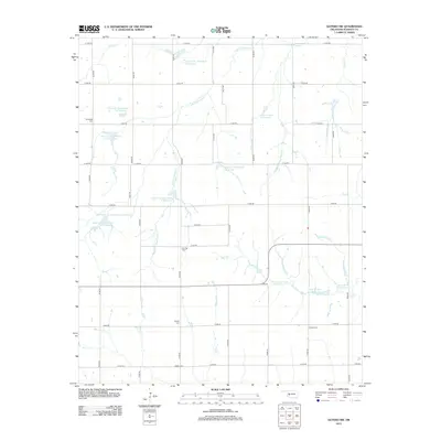2013 Map of Gotebo NW, 2013 Print