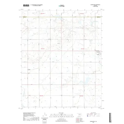 2018 Map of Gotebo West, 2018 Print