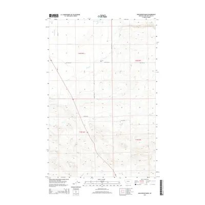 2014 Map of Gouchnour Ranch, 2014 Print
