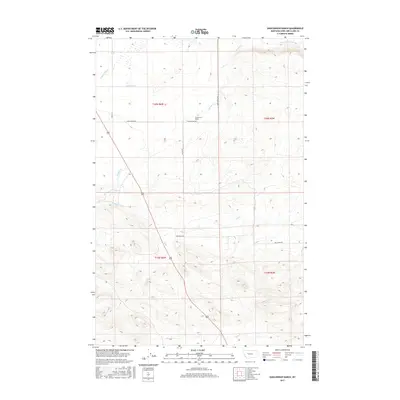 2017 Map of Gouchnour Ranch, 2017 Print