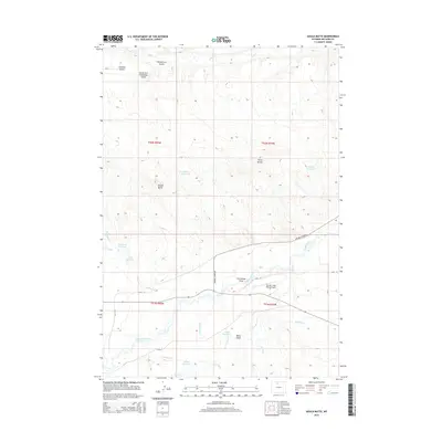 2015 Map of Gould Butte, 2015 Print