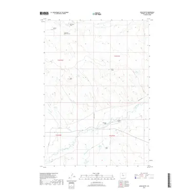 2017 Map of Gould Butte, 2017 Print