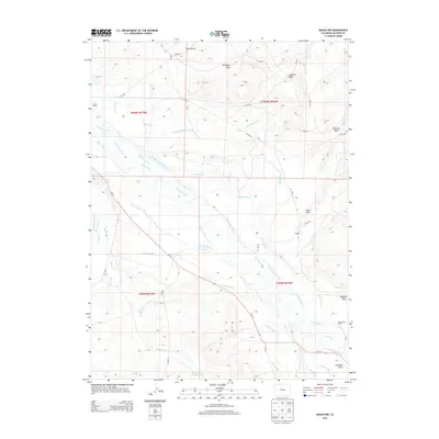 2013 Map of Gould NW, 2013 Print