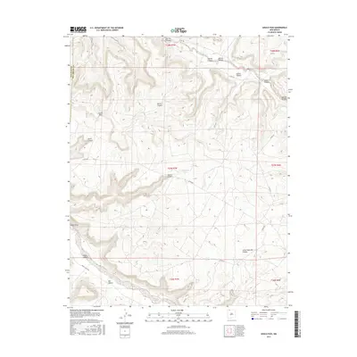 2017 Map of Gould Pass, 2017 Print