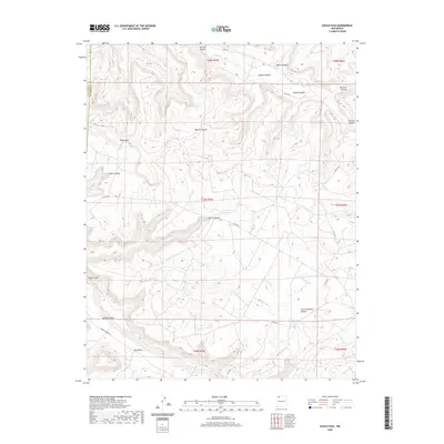 2020 Map of Gould Pass, 2020 Print