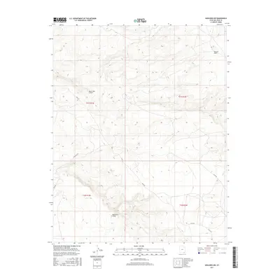2017 Map of Goulding NW, 2017 Print