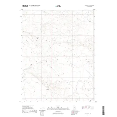 2020 Map of Goulding NW, 2020 Print