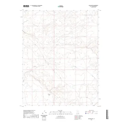 2023 Map of Goulding NW, 2023 Print