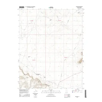 2017 Map of Goulding, 2017 Print