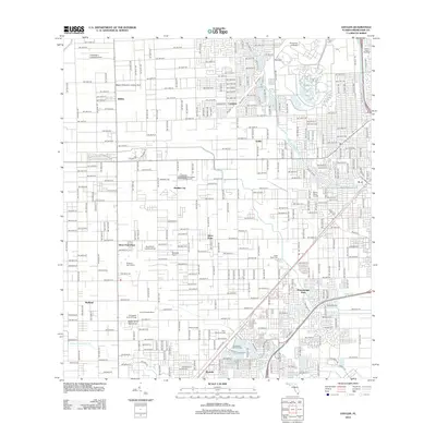 2012 Map of Goulds, 2012 Print