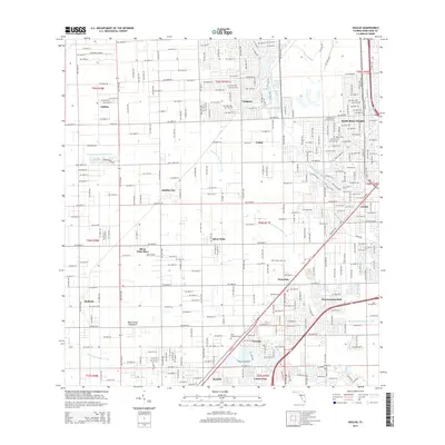 2015 Map of Goulds, 2015 Print