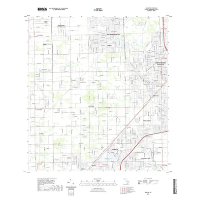 2021 Map of Goulds, 2021 Print