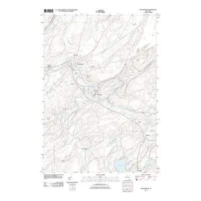 2011 Map of Gouverneur, 2011 Print