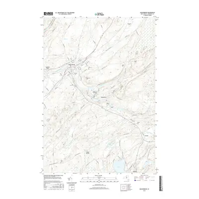 2016 Map of Gouverneur, 2016 Print