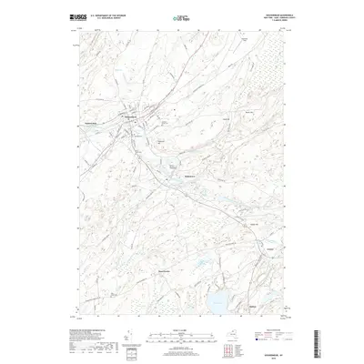 2019 Map of Gouverneur, 2019 Print