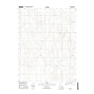 2015 Map of Gove NE, 2015 Print