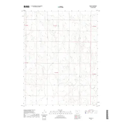 2018 Map of Gove NE, 2018 Print