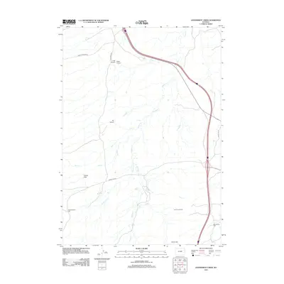 2012 Map of Government Creek, 2012 Print