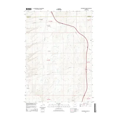 2015 Map of Government Creek, 2015 Print