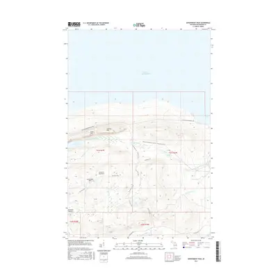 2017 Map of Government Peak, 2017 Print