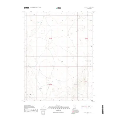 2018 Map of Government Peak, 2018 Print