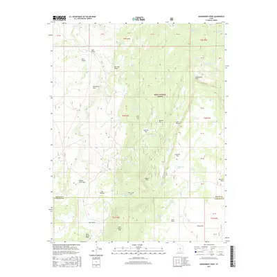2017 Map of Government Point, 2017 Print