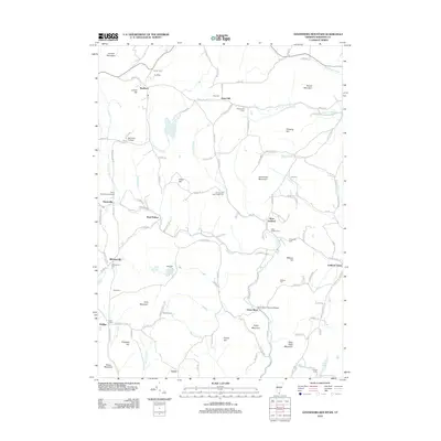 2012 Map of Governors Mountain, 2012 Print