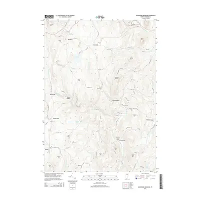 2015 Map of Governors Mountain, 2015 Print