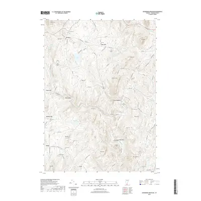 2018 Map of Governors Mountain, 2018 Print