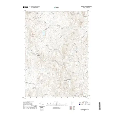 2021 Map of Governors Mountain, 2021 Print