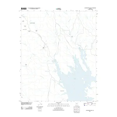 2011 Map of Governors Peak, 2011 Print