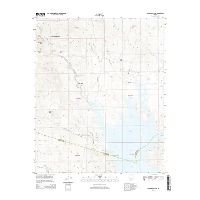 2014 Map of Governors Peak, 2014 Print