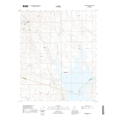 2018 Map of Governors Peak, 2018 Print