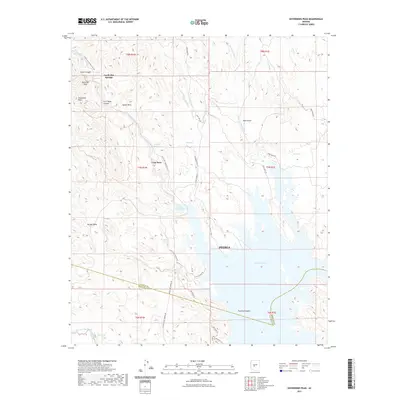 2021 Map of Governors Peak, 2021 Print