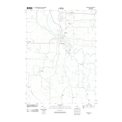 2010 Map of Gowanda, 2010 Print