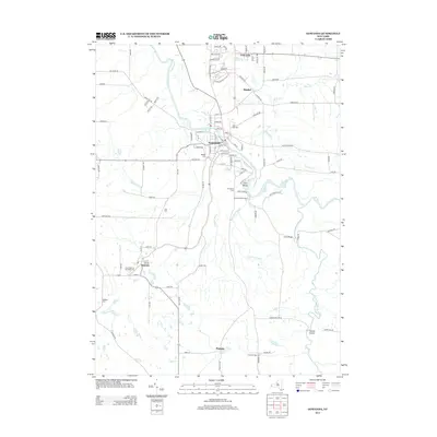 2013 Map of Gowanda, 2013 Print