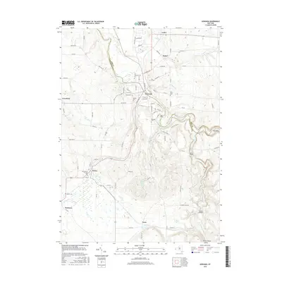 2016 Map of Gowanda, 2016 Print