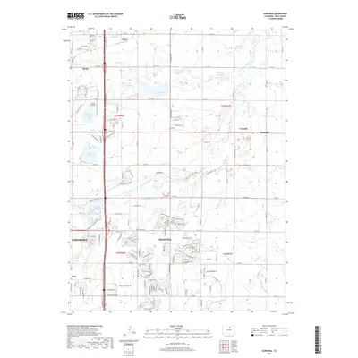 2019 Map of Gowanda, 2019 Print