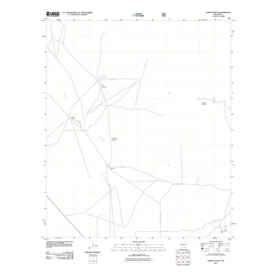 2011 Map of Gowdy Ranch, 2011 Print
