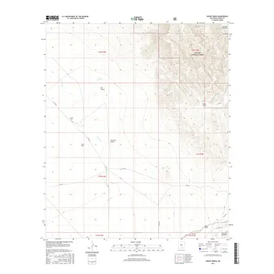 2017 Map of Gowdy Ranch, 2017 Print